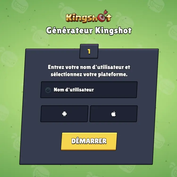Générateur de gemmes Kingshot