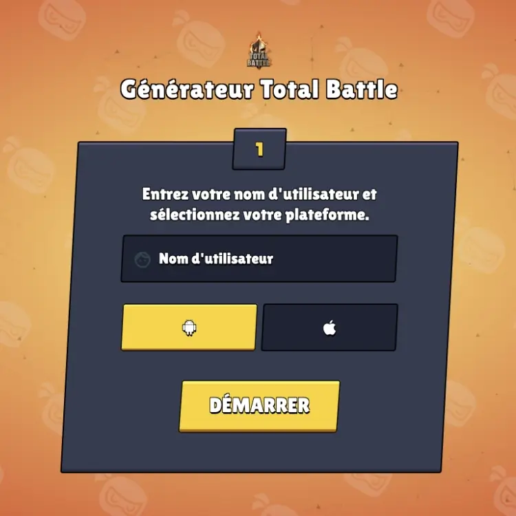Générateur d'or Total Battle