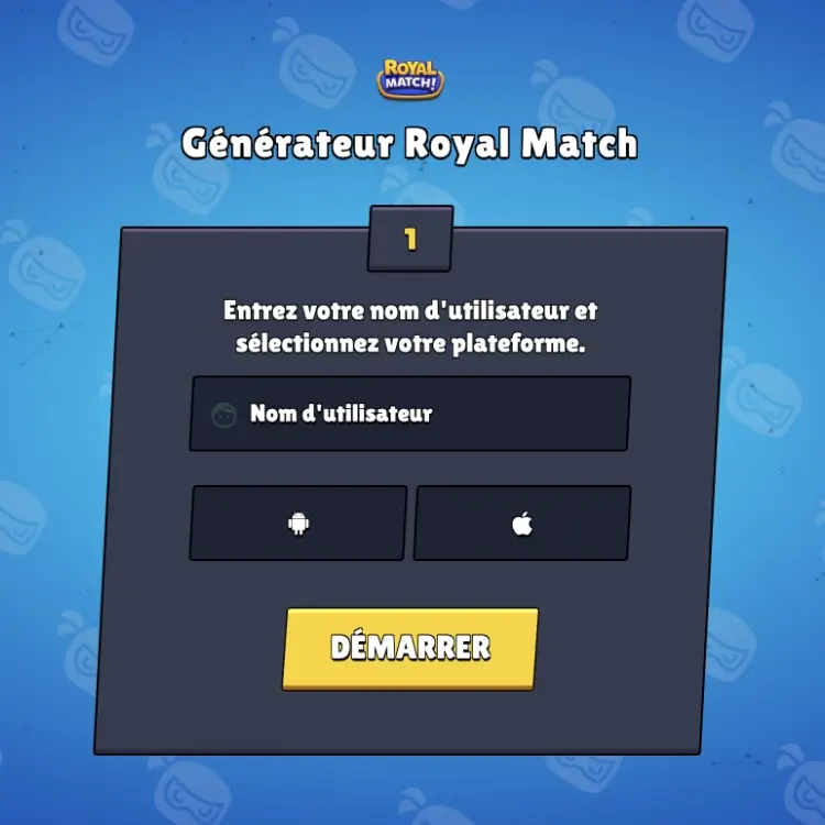 Générateur de vies illimitées sur Royal Match